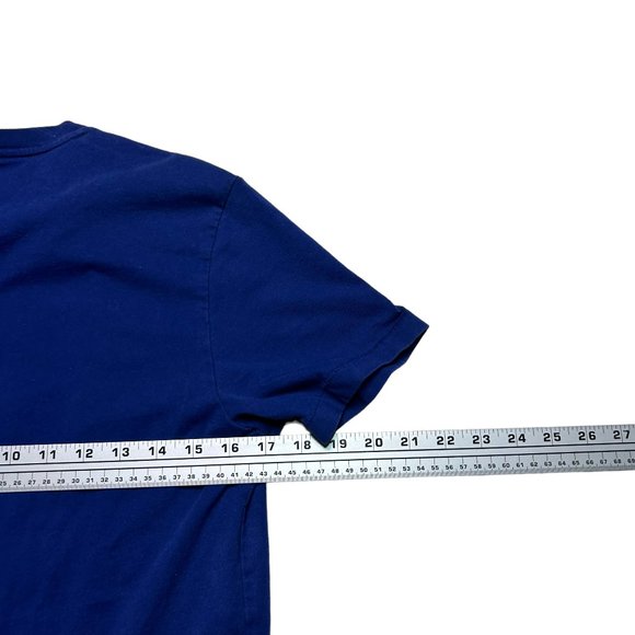 Aeropostale Shirt Mens Small Navy Blue Patriotic Short Sleeve Crew Neck - Picture 5 of 8